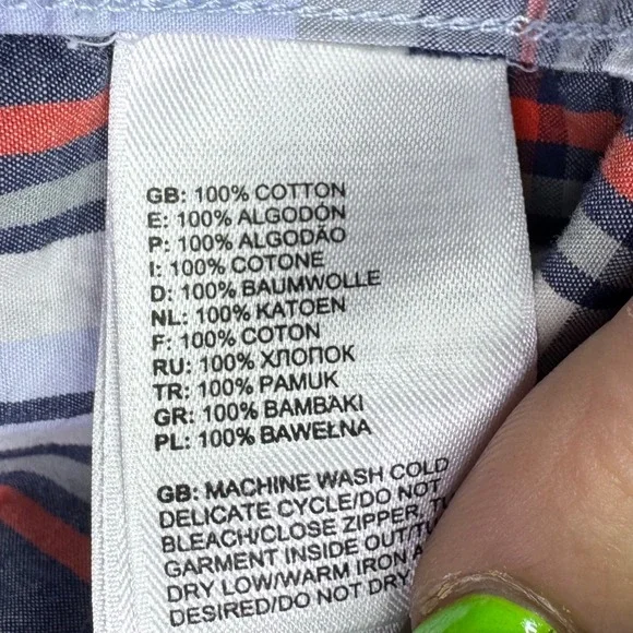 The North Face Mens Plaid Button Down Shirt Long Sleeve Casual Top size Medium - Picture 6 of 9